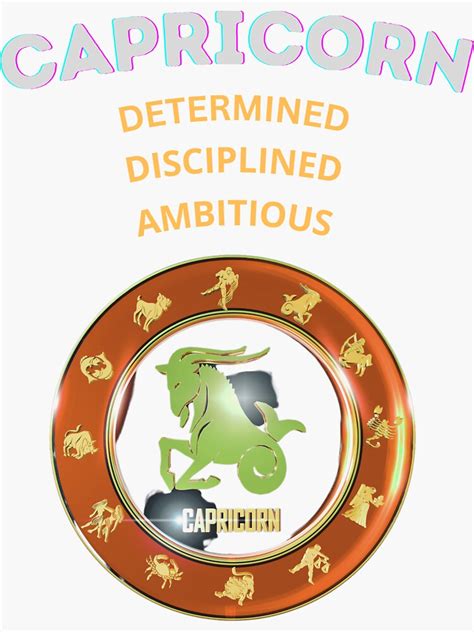 Capricorn: Determined, Disciplined, Practical