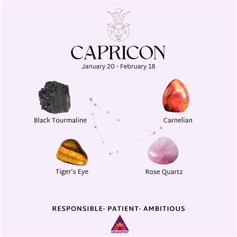 Capricorn Crystals: Empowering the Ambitious and Driven