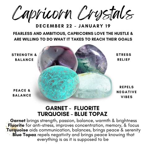 Capricorn Crystals and Stones: 10 Celestial Gems for Ambitious Goats