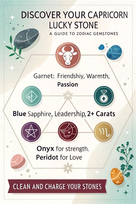 Capricorn Crystals and Stones: Uncover Your Inner Strength and Drive