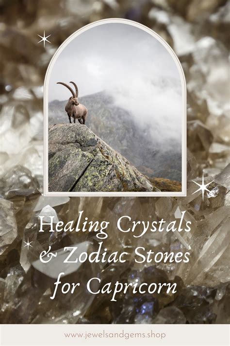 Capricorn Crystals and Stones: Unlocking the Power of the Goat