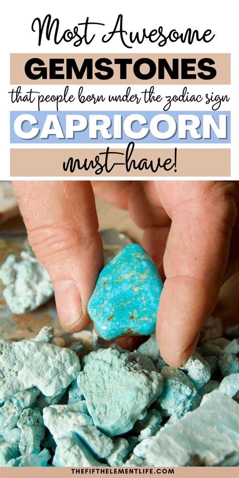 Capricorn Stones: Discover the Gems That Enhance Your Star Sign