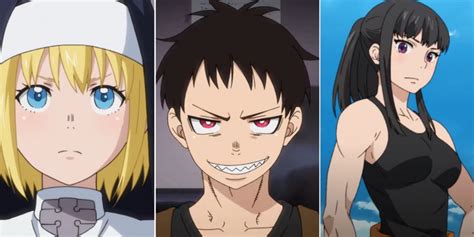 Captain 8 Members Fire Force: The Elite Team of Infernal Fighters