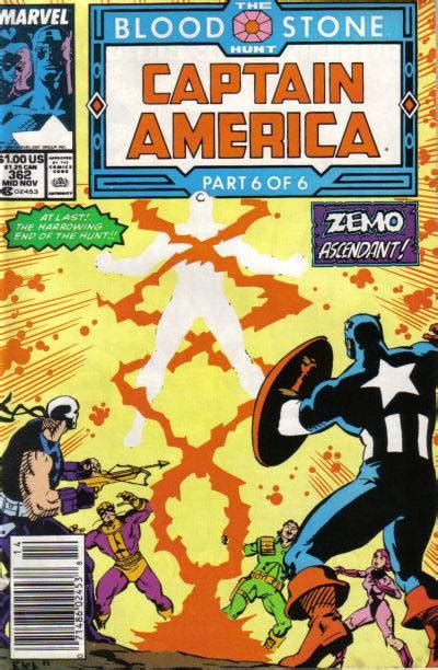 Captain America 362 Necromancing the Stone Marvel Comic Book November 1989 Epub