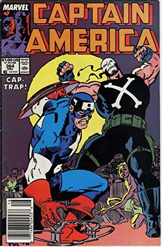 Captain America 364 Mantrap Marvel Comic Book December 1989 Reader
