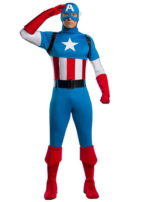 Captain America Adult Costume: Embody the Spirit of Patriotism and Action