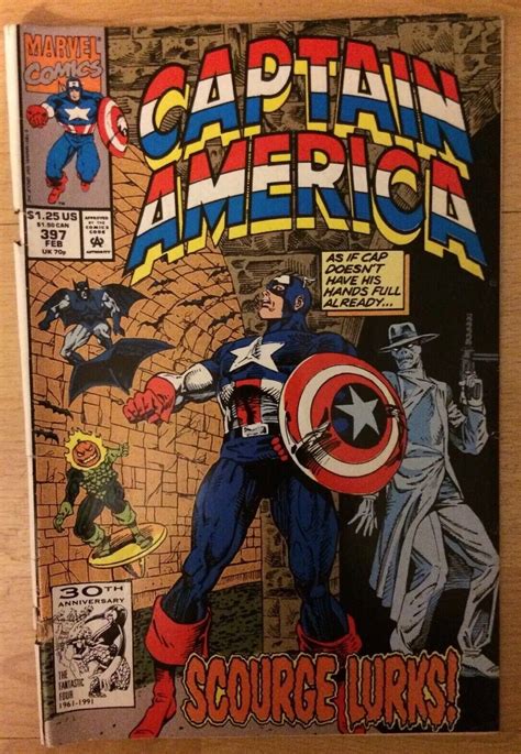 Captain America Alone Against the All-new Jack O Lantern and the Menace of Blackwing Vol 1 No 396 January 1992 Epub