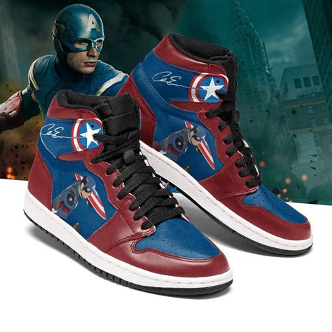 Captain America Footwear: Stand United Against Injustice