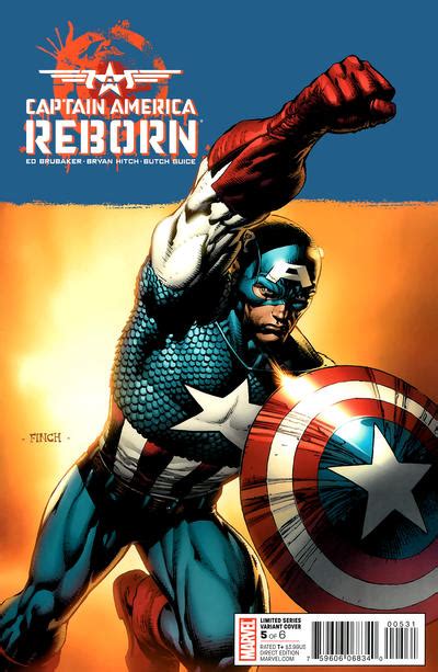 Captain America Reborn 5 1-in-25 David Finch Variant Cover Kindle Editon