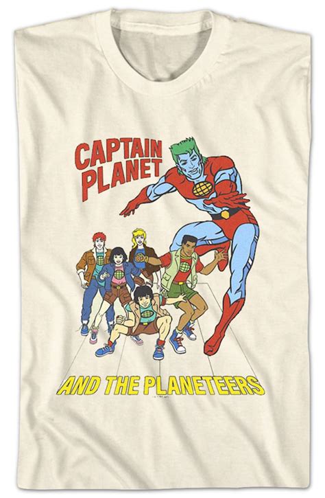 Captain Planet Planeteer T-Shirt: Embodying Environmental Activism