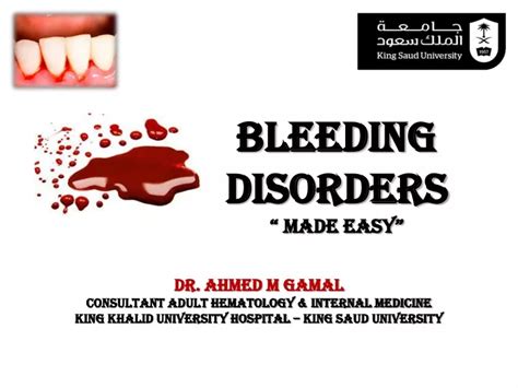 Captivate Your Audience: Bleeding Disorders PPT Made Easy