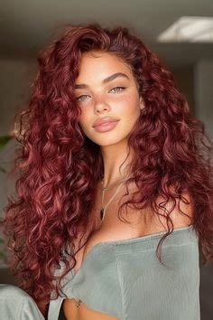 Captivating Allure of Burgundy Red Hair