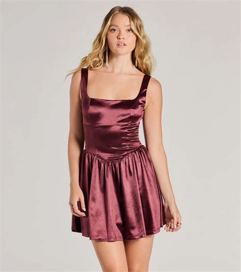 Captivating Charms of the Satin Mini Dress