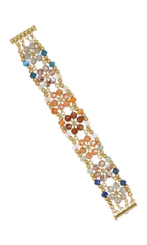 Captivating Examples of Bracelet Bead Designs with Crystalline allure