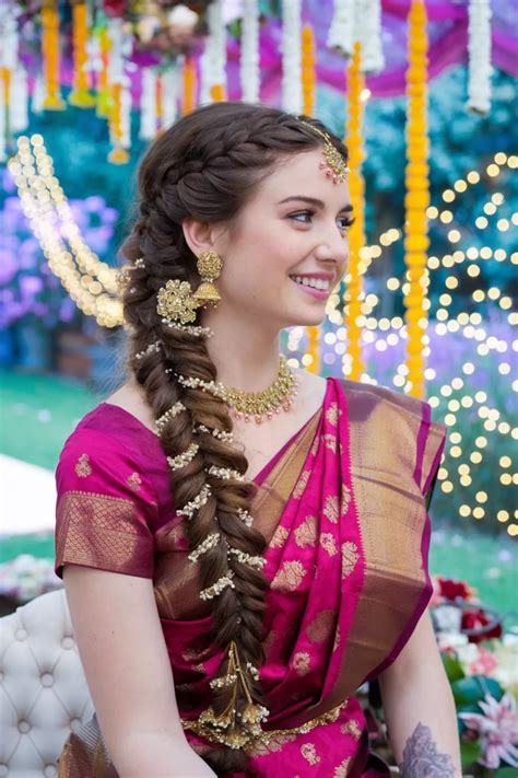 Captivating Reception Hairstyles for Saree: Elevate Your Bridal Look with Grace