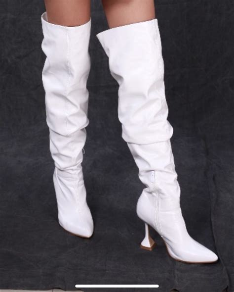 Captivating the Spotlight: The Enduring Elegance of Knee-High White Boots