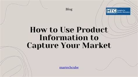 Capture Your Market PDF