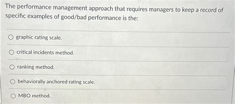 Capture specific examples of good and bad performance.