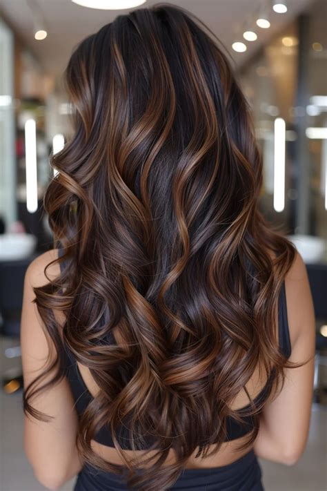 Caramel Dark Brown Balayage: A Perfect Match!