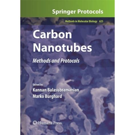 Carbon Nanotubes Methods and Protocols Reader