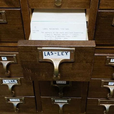 Card Catalog For Lewis County Public Library