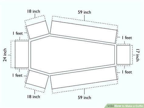 Cardboard Coffin Template