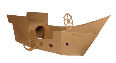Cardboard Pirate Ship Template