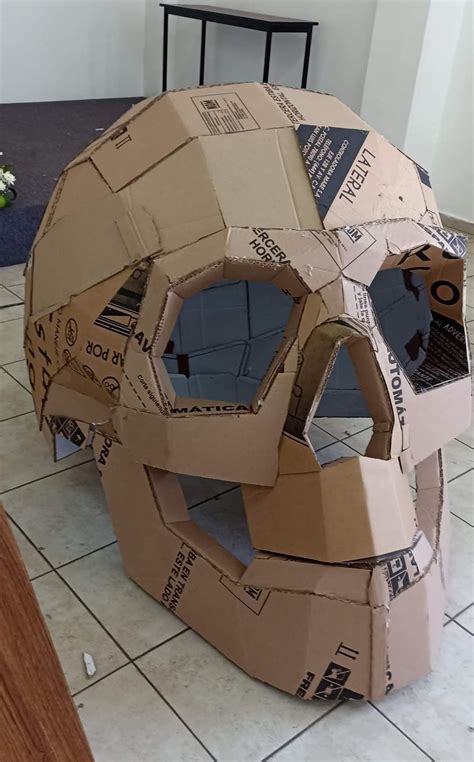 Cardboard Skull Template