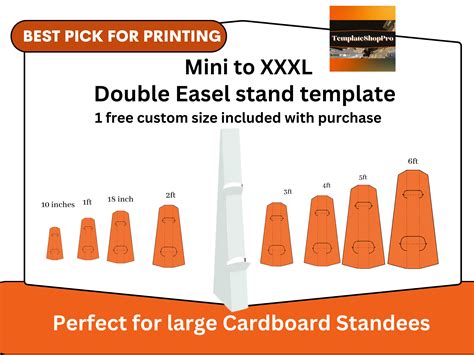 Cardboard Stand Template