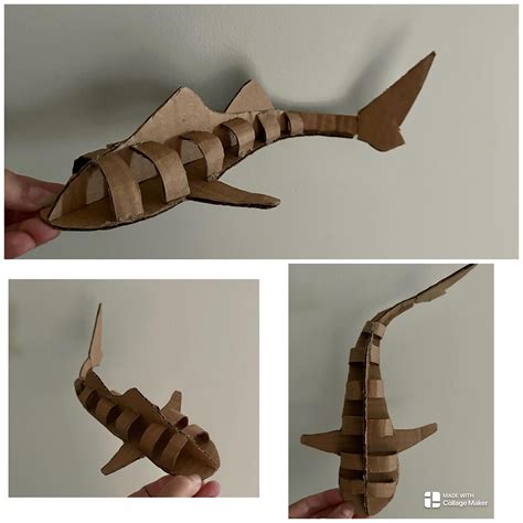 Cardboard Whale Shark Template