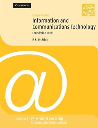 Career Award Information and Communication Technology Foundation Level Kindle Editon