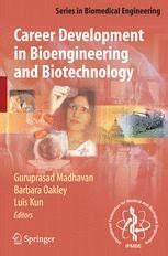 Career Development in Bioengineering and Biotechnology 1st Edition PDF