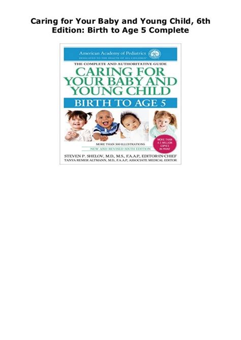 Caring for Your Baby and Young Child 6th Edition Birth to Age 5 PDF