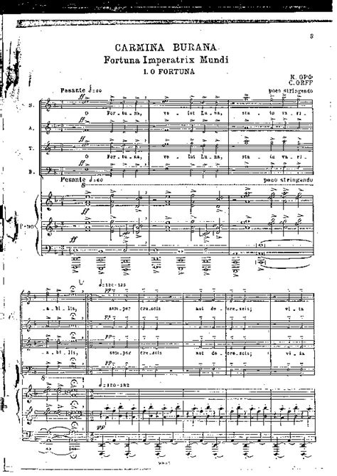 Carmina Burana: Vocal Score Ebook Reader