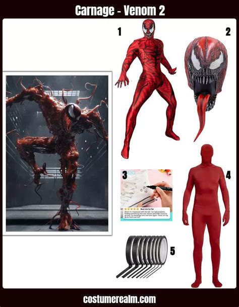 Carnage Costumes: Unleash the Symbiotic Fury