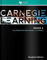 Carnegie Learning Answer Key 6th Grade Kindle Editon