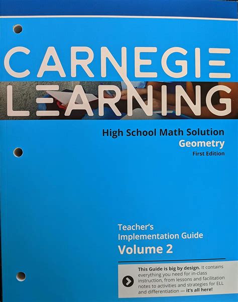 Carnegie Learning Answers Geometry Kindle Editon