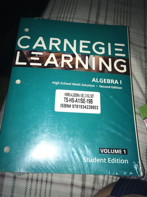 Carnegie Learning Volume 1 Algebra Answers Epub