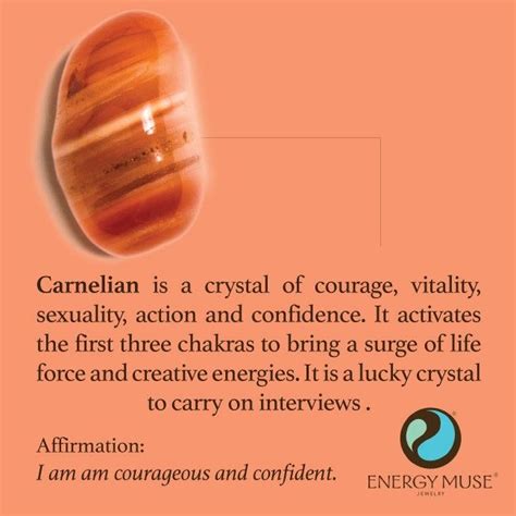 Carnelian: The Stone of Courage and Confidence