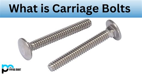 Carriage Bolts: The Essential Guide to Applications, Types, and Installation