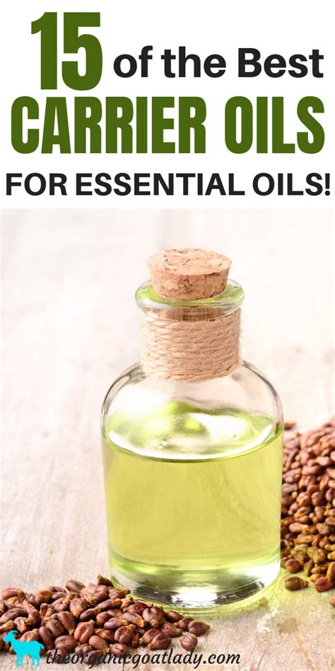 Carrier Oils for Essential Oils