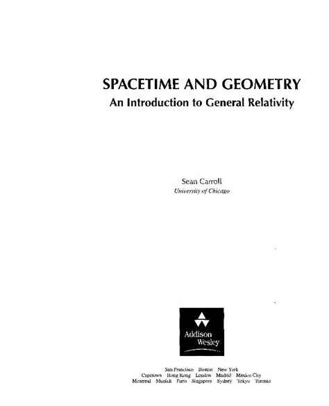 Carroll Spacetime And Geometry Solutions Doc