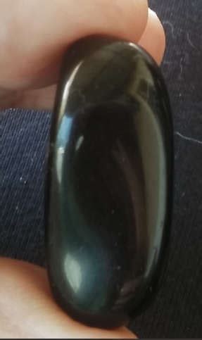 Carry obsidian crystal with you