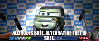 Cars 2 Allinol Exploding: The Dangers of Alternative Fuels