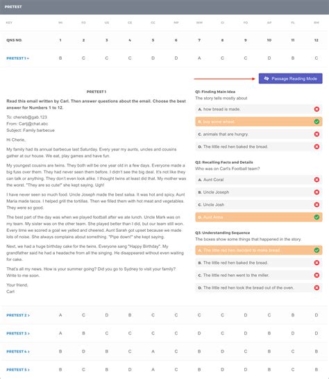 Cars Series E Answer Key Reader