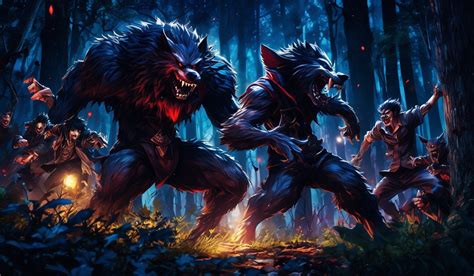 Cartoon Clash: Vampires vs. Werewolves – An Epic Battle of Fangs and Fur