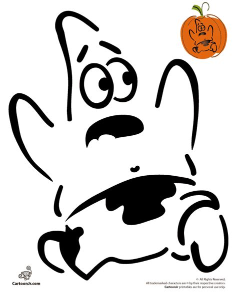 Cartoon Pumpkin Carving Templates