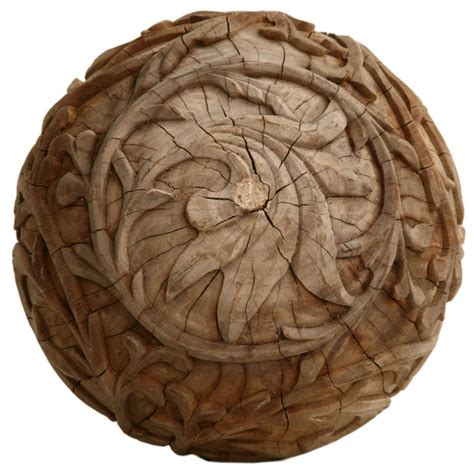 Carved Wooden Sphere: Unveiling the Intricate Art of Spherical Woodworking