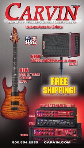 Carvin Guitar Catalog