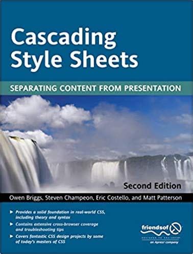 Cascading Style Sheets Separating Content from Presentation 2nd Edition Kindle Editon